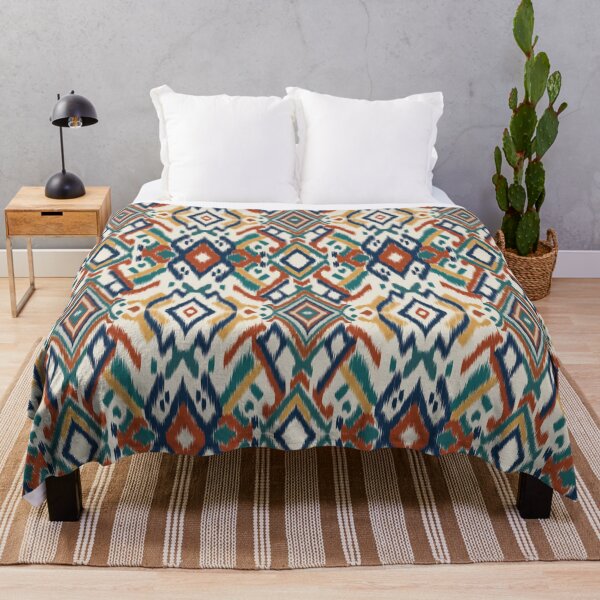 Item preview, Seamless Ikat Geometric Tribal Pattern Background designed and sold by prapapon.