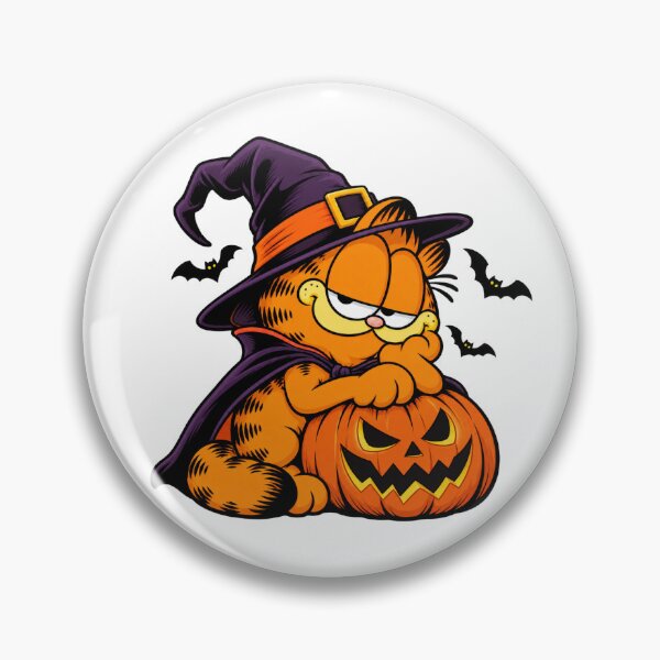 Item preview, Garfield Halloween Witch Pumpkin – Spooky Funny Cat designed and sold by NOVAWEARIT.