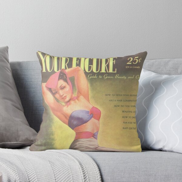 Item preview, Beautify Your Figure 1950s Women Vintage Magazine Cover Fan Art Original Custom Vintage Movie Poster Wall Art Tee Design designed and sold by Cool Robot Bro..