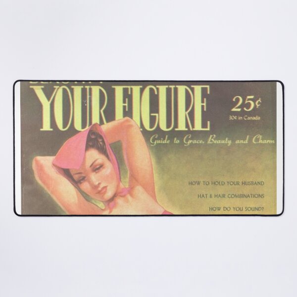 Item preview, Beautify Your Figure 1950s Women Vintage Magazine Cover Fan Art Original Custom Vintage Movie Poster Wall Art Tee Design designed and sold by Cool Robot Bro..