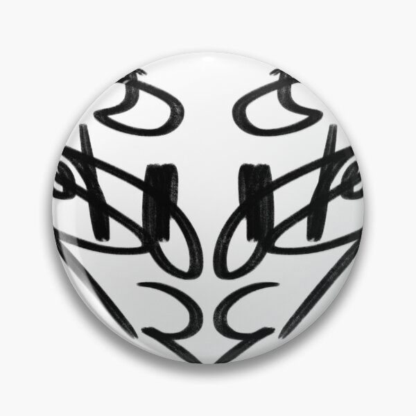 Item preview, Abstract Calligraphy Glyph Vol. 07 - Symmetrical Ribcage designed and sold by ZMKAndInk.