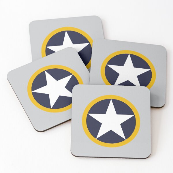 Item preview, 1942 U.S. Army Air Forces Roundel with Yellow Border | Historic WWII Aircraft Insignia | American Military Aviation Emblem designed and sold by VoglR.
