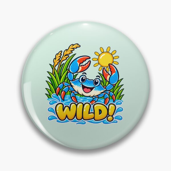 Item preview, Wild Blue Crab  Coastal Marsh Kids Design designed and sold by Penbrook Farms.
