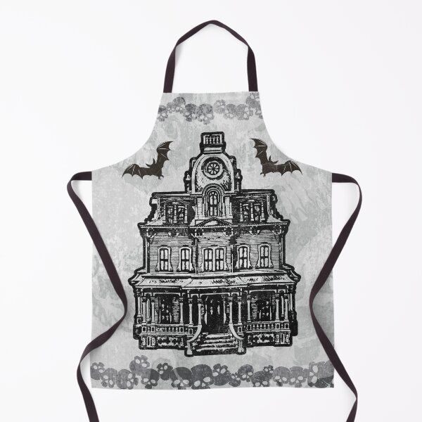 Item preview, Haunted Victorian Mansion Bats Gothic House Woodcut designed and sold by Ghoul Enterprises.