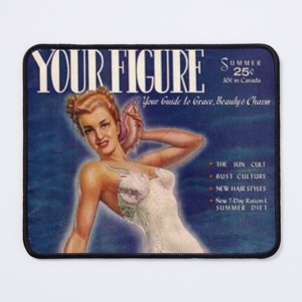 Item preview, Beautify Your Figure 1950s Women Vintage Magazine Cover Fan Art Original Custom Vintage Movie Poster Wall Art Tee Design designed and sold by Cool Robot Bro..