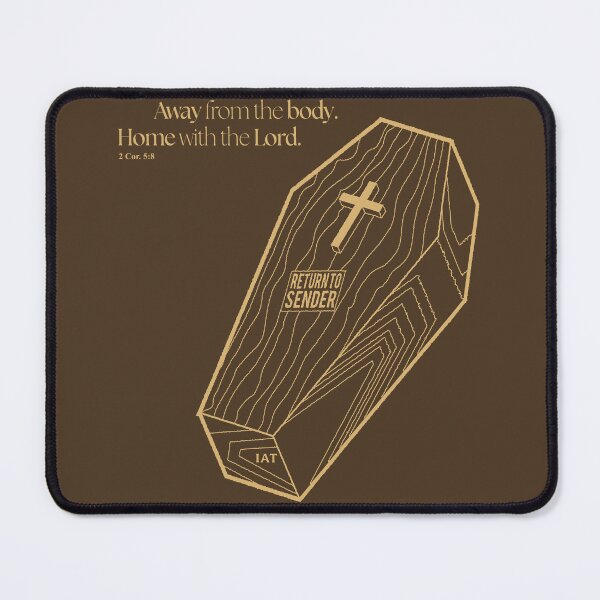 Item preview, Return to Sender - 2 Corinthians 5:8 - Gothic Christian Coffin Graphic Lt designed and sold by IAmsThoughts.