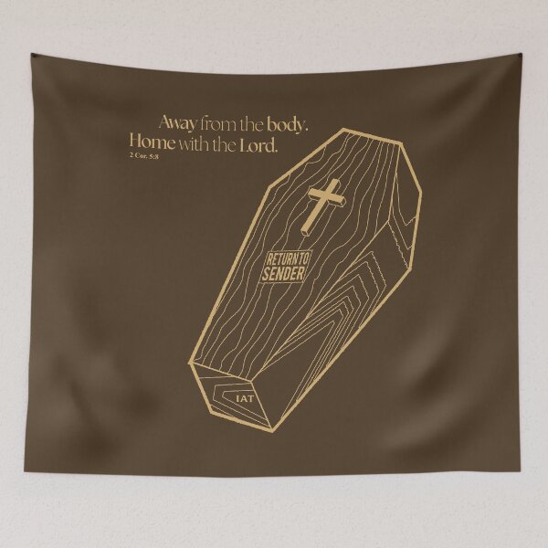 Item preview, Return to Sender - 2 Corinthians 5:8 - Gothic Christian Coffin Graphic Lt designed and sold by IAmsThoughts.