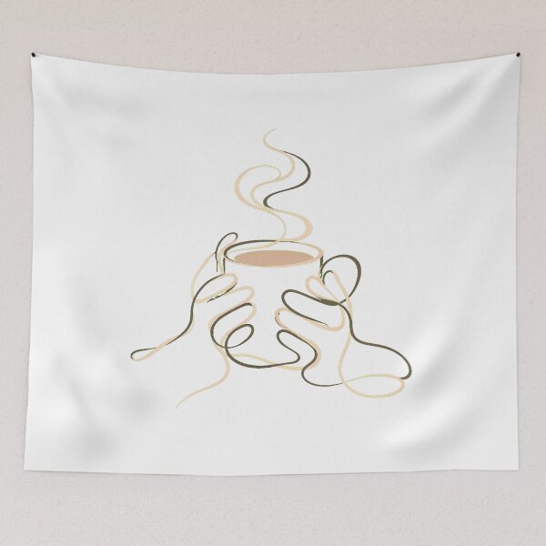 Item preview, Cozy Hands Steaming Mug Hygge designed and sold by nortowelcomics.