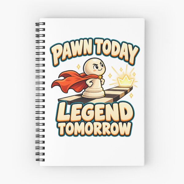 Item preview, Pawn Today, Legend Tomorrow - Funny Chess Pawn designed and sold by Good Mood Foundry.