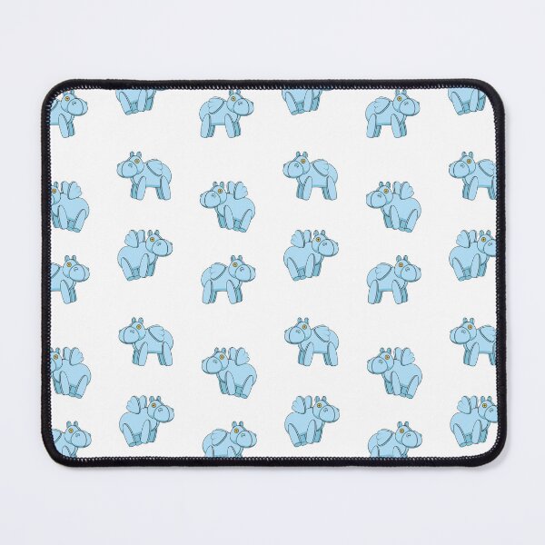 Item preview, Illustration with blue toy hippo designed and sold by RizikCat.