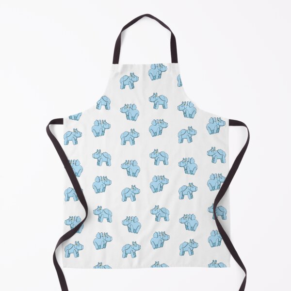 Item preview, Illustration with blue toy hippo designed and sold by RizikCat.