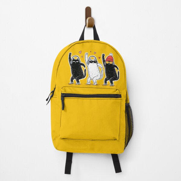 Item preview, Funny Cat Dance Squad – Cool Black & White Cats with Headphones designed and sold by anemiche.