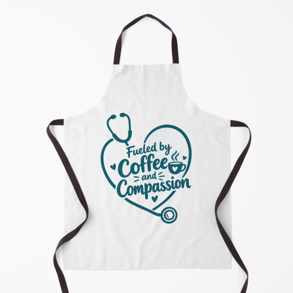 Item preview, Fueled by Coffee and Compassion Shirt | Nurse Stethoscope Heart Tee | Funny Nurse Graphic Tee | Nurse Appreciation Gift Shirt designed and sold by sfyn-na.