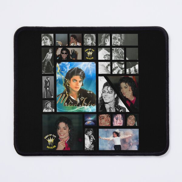 Item preview, Michael Jackson Lightning King of Pop Collage Blue Energy Multiple Photos designed and sold by QliumoPery.