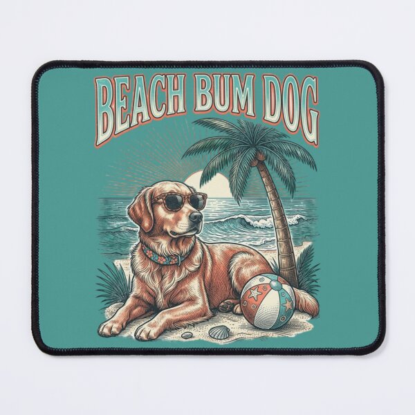 Item preview, Beach Bum Dog Funny Summer designed and sold by bluel_evin.