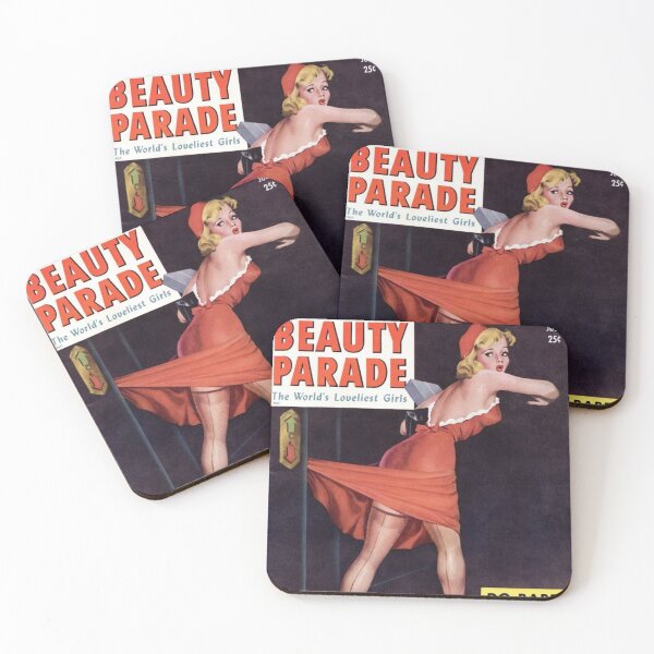 Item preview, Beautify Parade 1950s Women Vintage Magazine Cover Fan Art Original Custom Vintage Movie Poster Wall Art Tee Design designed and sold by Cool Robot Bro..
