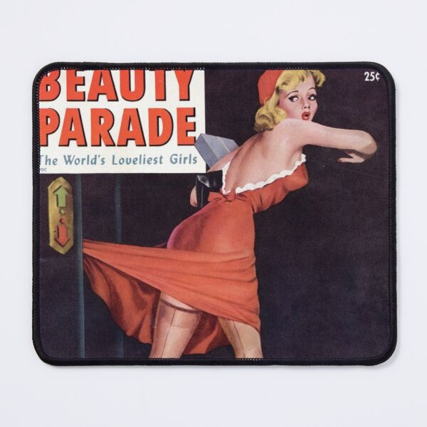 Item preview, Beautify Parade 1950s Women Vintage Magazine Cover Fan Art Original Custom Vintage Movie Poster Wall Art Tee Design designed and sold by Cool Robot Bro..