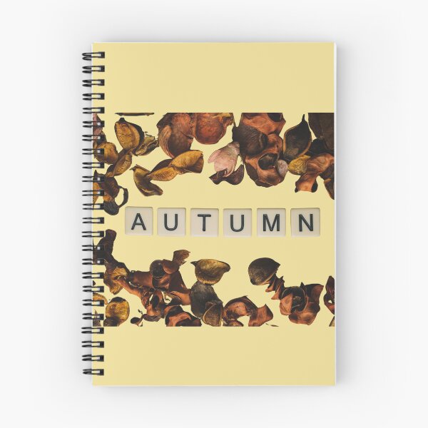 Item preview, Cozy Autumn Vibes Letter Tiles and Dry Leaves Fall Design designed and sold by SolutionsArt.