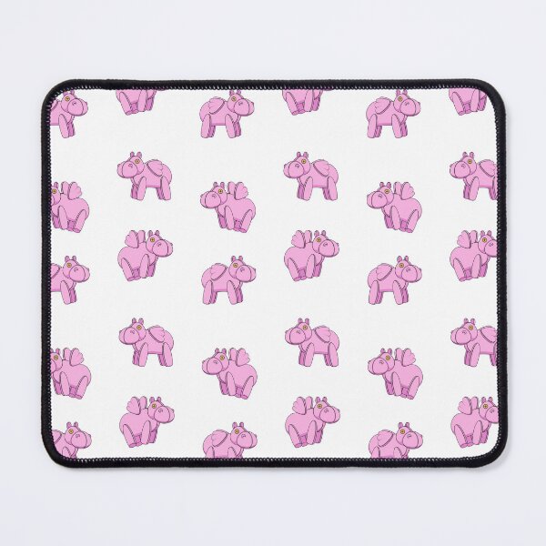 Item preview, Illustration with pink toy hippo designed and sold by RizikCat.