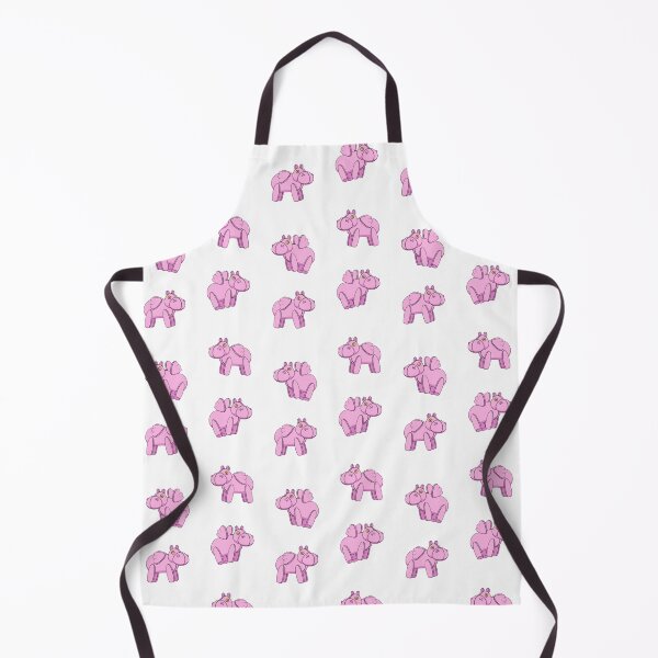 Item preview, Illustration with pink toy hippo designed and sold by RizikCat.