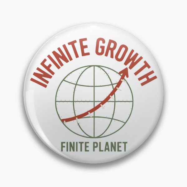 Item preview, Infinite Growth Finite Planet Climate Earth Art designed and sold by cabana.space.