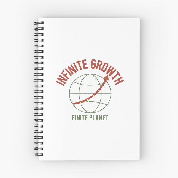 Item preview, Infinite Growth Finite Planet Climate Earth Art designed and sold by cabana.space.