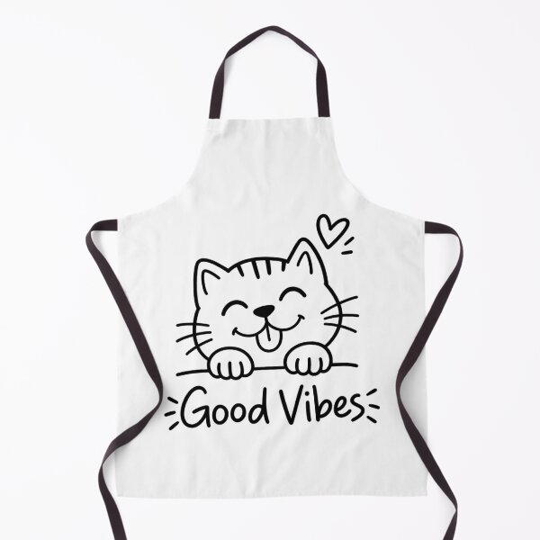 Item preview, Cute Cat Good Vibes designed and sold by Down Zero.