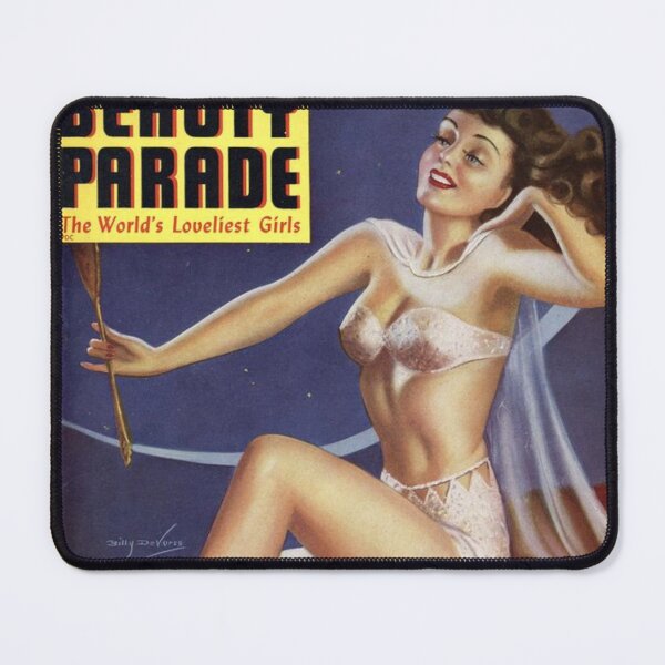 Item preview, Beauty Parade 1950s Women Vintage Magazine Cover Fan Art Original Custom Vintage Movie Poster Wall Art Tee Design designed and sold by Cool Robot Bro..
