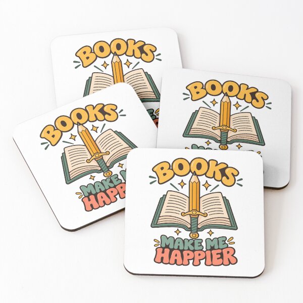 Item preview, Books Make Me Happier Shirt | Bookworm Reading Graphic Tee | Book Lover Gift Shirt | Cute Reader Aesthetic Tee designed and sold by sfyn-na.