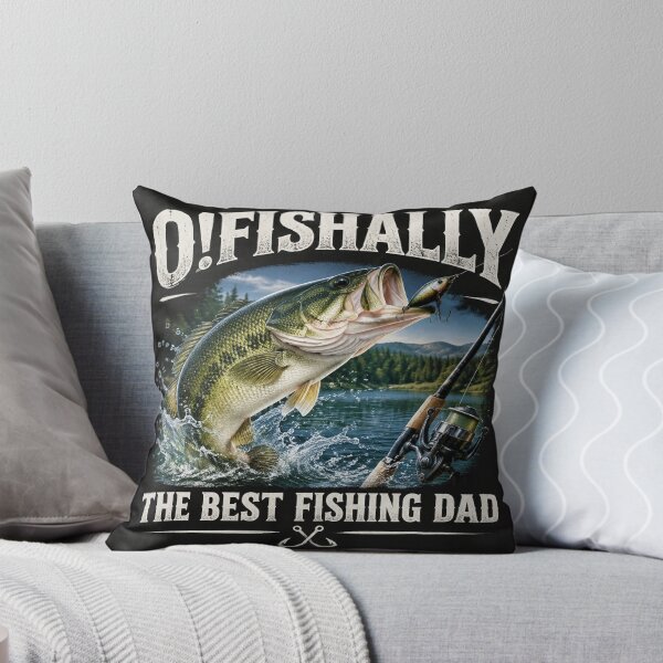 Item preview, O!FISHALLY THE BEST FISHING DAD designed and sold by cameleon style.