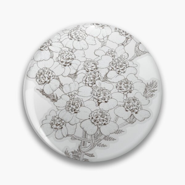 Item preview, White Yarrow Sticker | Yarrow Die Cut Sticker | Fine Line Botanical Decal | Wildflower Laptop Sticker designed and sold by FineLineBotanical .