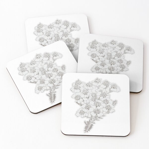 Item preview, White Yarrow Sticker | Yarrow Die Cut Sticker | Fine Line Botanical Decal | Wildflower Laptop Sticker designed and sold by FineLineBotanical .