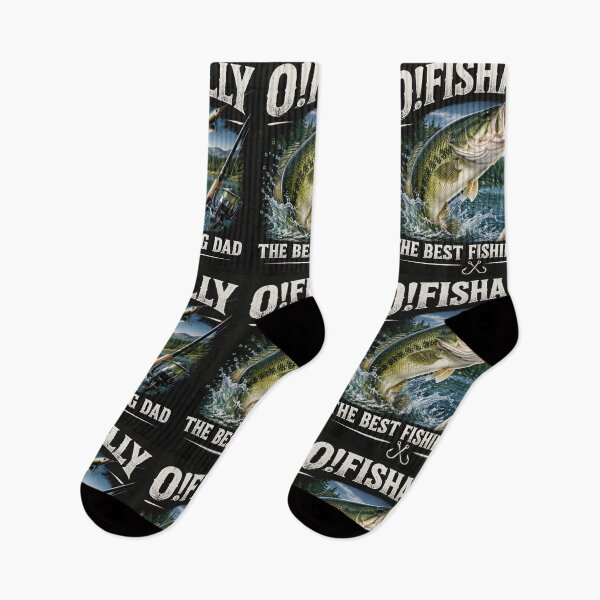Item preview, O!FISHALLY THE BEST FISHING DAD designed and sold by cameleon style.