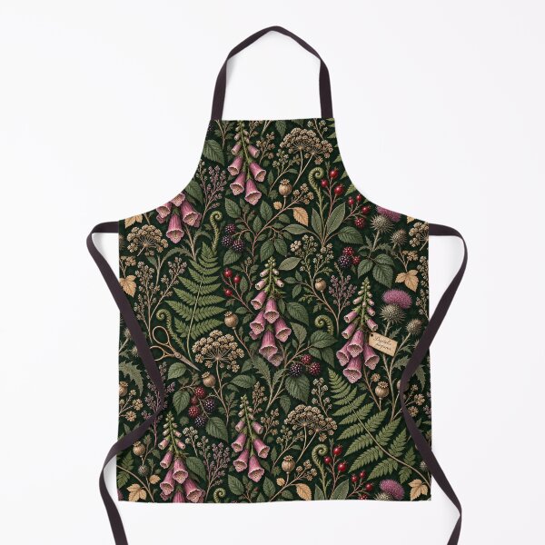 Item preview, Dark Academia - Midnight Herbarium with Foxglove and Fern designed and sold by Lichtisign.