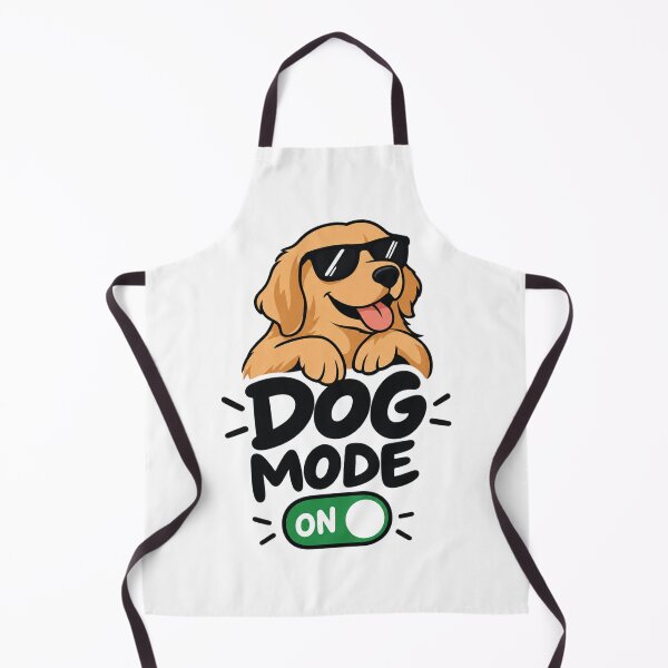 Item preview, Dog Mode On Cool Golden Retriever - Funny Sunglasses Quote Art designed and sold by VYBEHAUS.