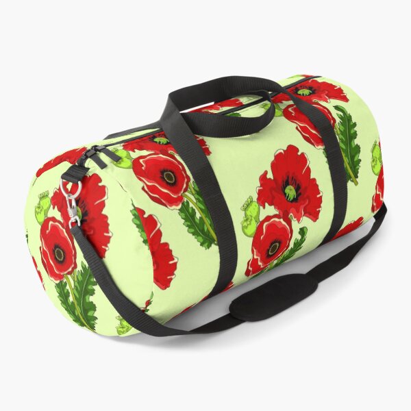 Item preview, Blooming Red Poppy Flower and Sprout Botanical Illustration designed and sold by OrPolly.
