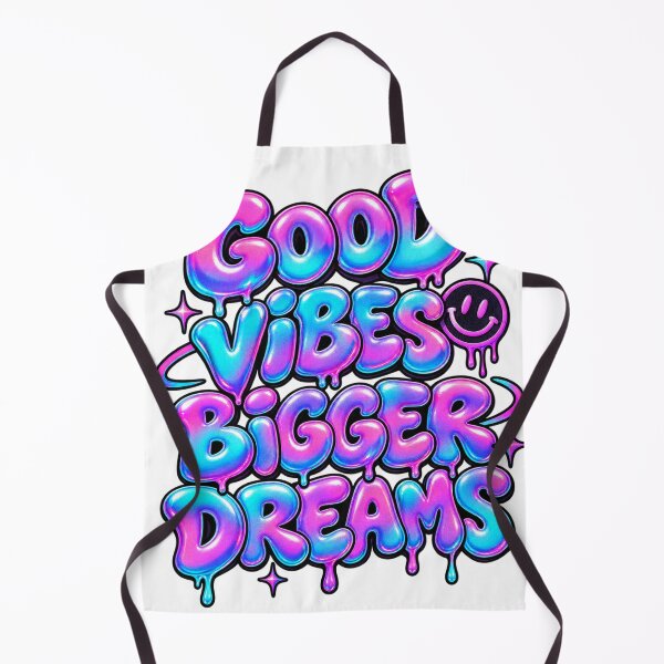 Item preview, Good Vibes Bigger Dreams Shirt | Trendy Y2K Bubble Letter Tee | Retro Holographic Streetwear Graphic Tee | Unisex Aesthetic Shirt designed and sold by sfyn-na.