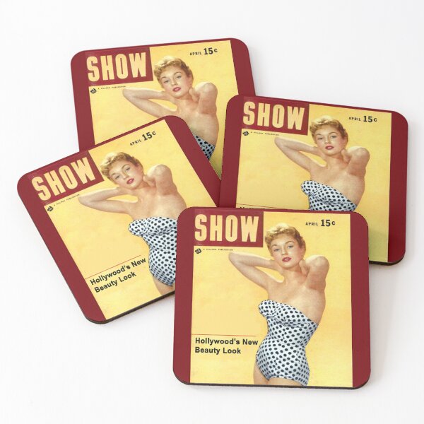 Item preview, Show Girl 1950s Women Vintage Magazine Cover Fan Art Original Custom Vintage Movie Poster Wall Art Tee Design designed and sold by Cool Robot Bro..