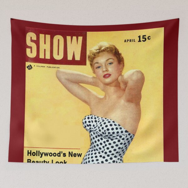 Item preview, Show Girl 1950s Women Vintage Magazine Cover Fan Art Original Custom Vintage Movie Poster Wall Art Tee Design designed and sold by Cool Robot Bro..