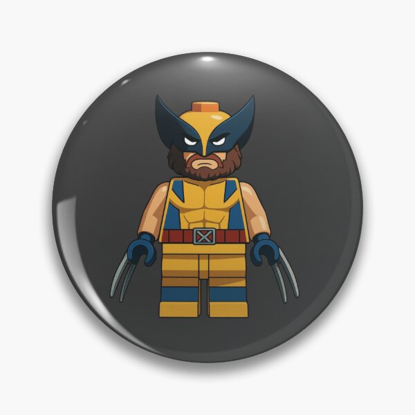 Item preview, Wolverine Lego parody - superhero minifigure designed and sold by minim.iart.