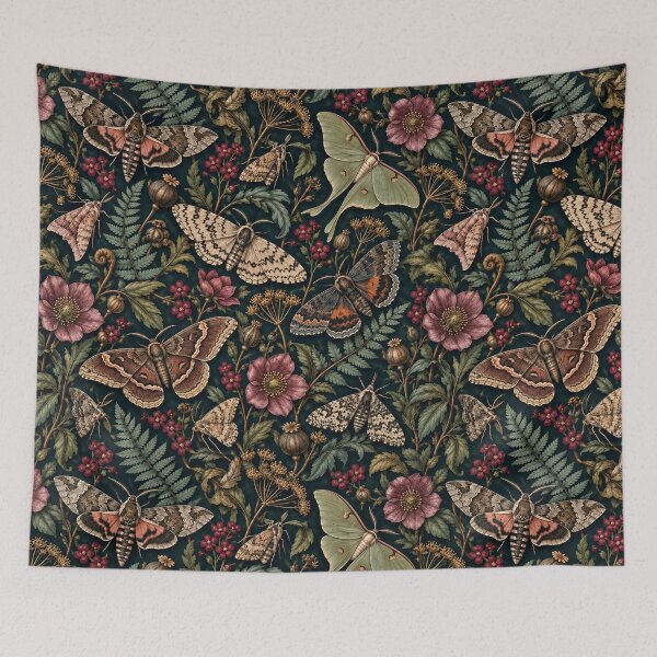 Item preview, Dark Academia - Victorian Moths designed and sold by Lichtisign.