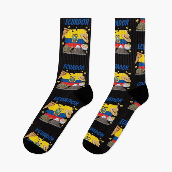 Item preview, Ecuador Flag with Eagle Pan Flute Tortoise and Volcano  designed and sold by w66aboo.
