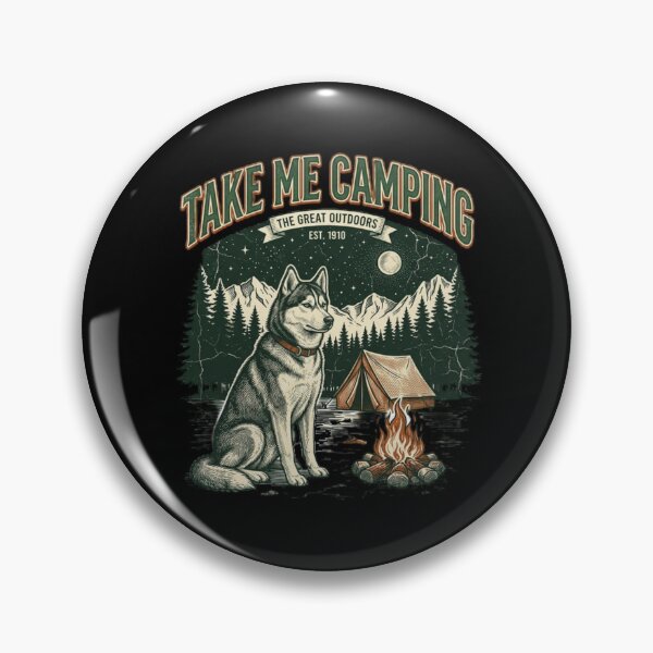Artikelvorschau, Nimm mich mit zum Camping! Lustiger Campinghund entworfen und verkauft von FurRealStudioCo.