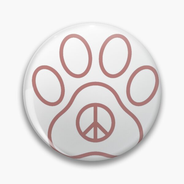 Item preview, Labrador Footprint Simplicity - Linear Symbol of Peace designed and sold by Goodthingstree.