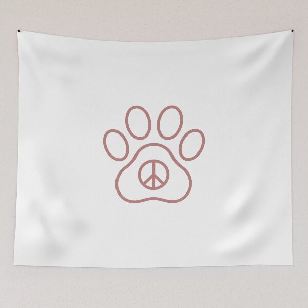 Item preview, Labrador Footprint Simplicity - Linear Symbol of Peace designed and sold by Goodthingstree.