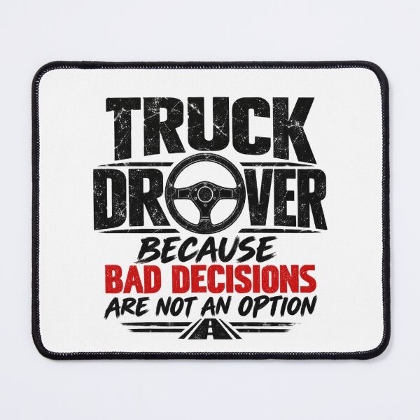 Item preview, Truck Driver Shirt | Funny Steering Wheel Graphic Tee | Bad Decisions Trucker Gift Shirt | Trucker Humor Tee designed and sold by sfyn-na.