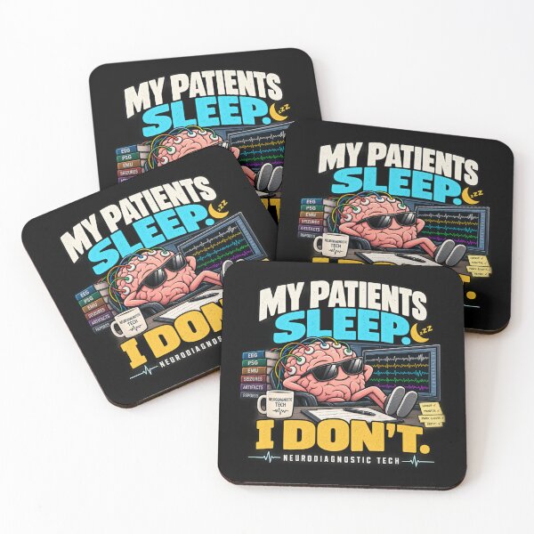 Item preview, My Patients Sleep I Don’t – Neurodiagnostic Tech designed and sold by amndro.