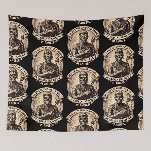 Item preview, Halloween Mummy Sugary Offerings Anubis Wrath designed and sold by d247.