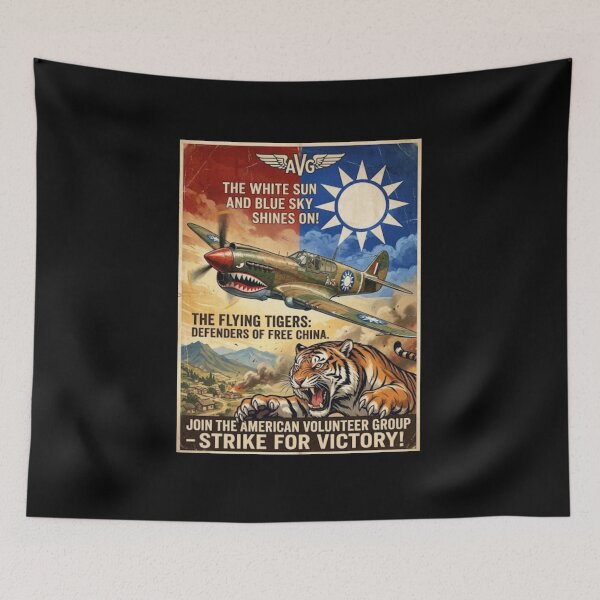 Item preview, Flying Tigers Poster (v.2) designed and sold by HillC1985.