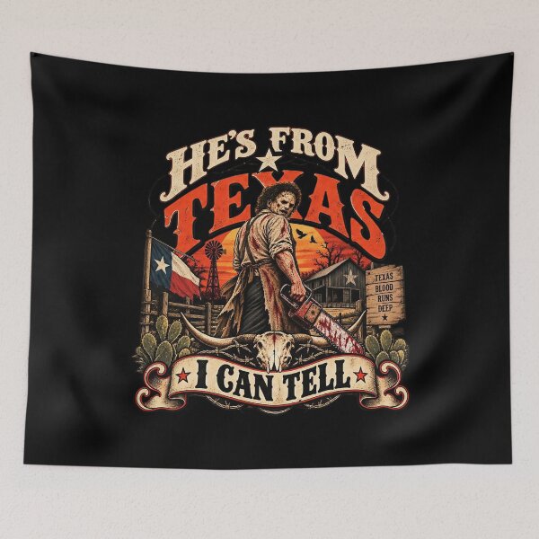 Item preview, Copy of He's From Texas Can Tel - Texas Horror - He’s From Texas I Can Tell - He's From Texas Can Tel Halloween designed and sold by UnalTrisTT.